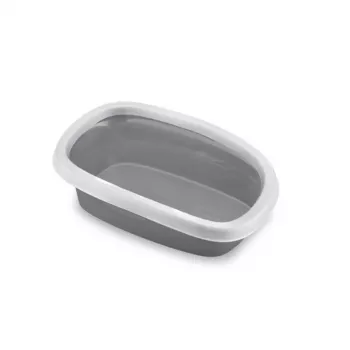 STEFANPLAST kissanvessa Sprint 10 43x31x14 cm valkoinen/harmaa