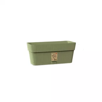 STEFANPLAST Ethica ruukkulaatikko alustalla 30x13x12 cm vihreä