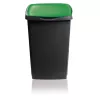 GIOSTYLE Eco Solution 45L jäteastia, 37x36x53,5cm, tummanharmaa/vihreä