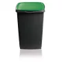 GIOSTYLE Eco Solution 45L jäteastia, 37x36x53,5cm, tummanharmaa/vihreä