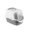 STEFANPLAST Cathy Easy Clean huppu-kissanvessa 56x40x40cm valkoinen/harmaa