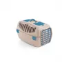 STEFANPLAST kuljetuslaatikko Gulliver 2 muoviovea 55x36x35 cm valkoinen travertiini