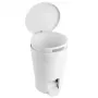 TATAY kylpyhuoneen poljinroskis 5L Diabolo valkoinen
