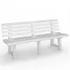 BICA puutarhapenkki Olimpia 150x53x77cm valkoinen