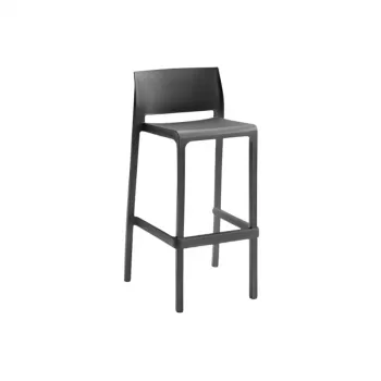 BICA puutarhabaarijakkara Volga Stool 75 50x50x99cm harmaa