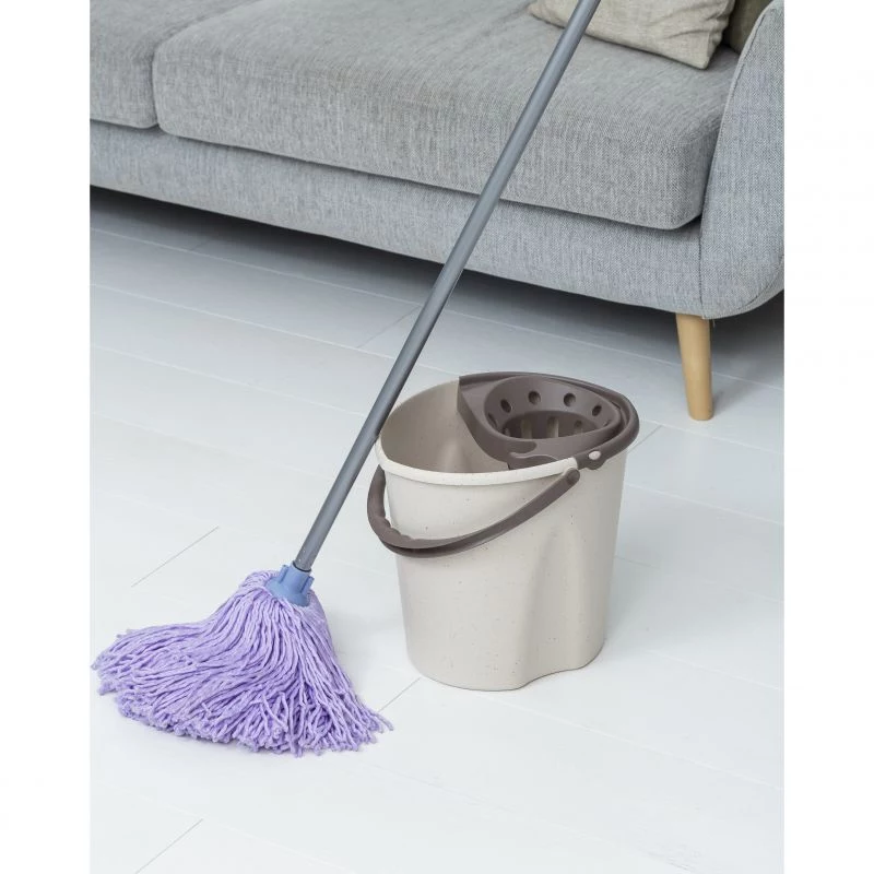 Tatay Ecohome 12 L roskakori painonapilla, harmaa (151104106)