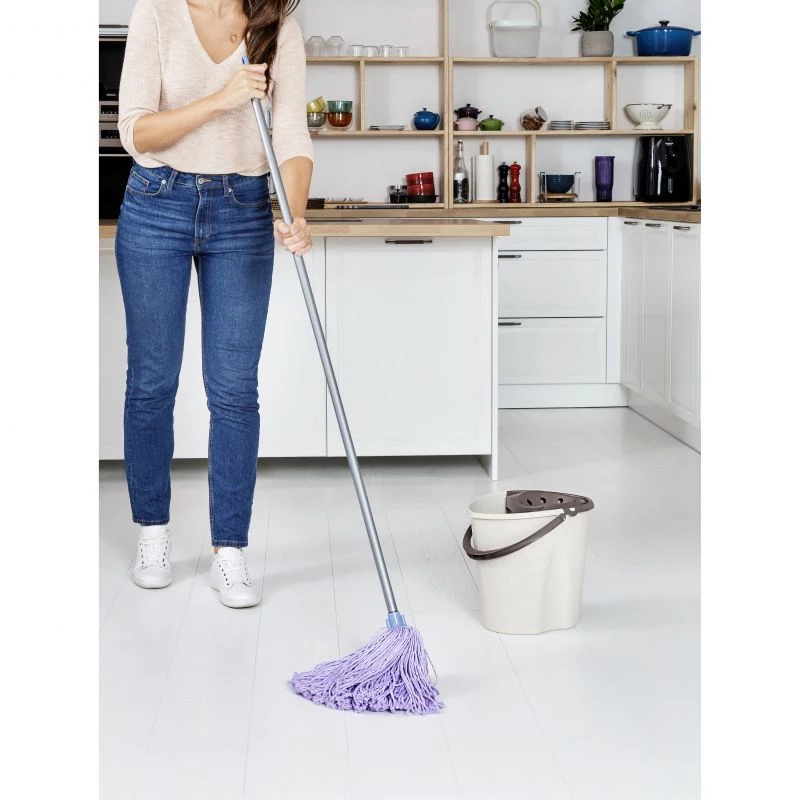 Tatay Ecohome 12 L roskakori painonapilla, harmaa (151104106)