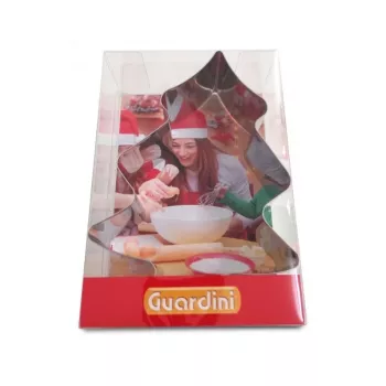 GUARDINI joulukuusen kakkuvuoka 20 x 13,7 cm tarttumaton hiiliteräs antrasiitinharmaa