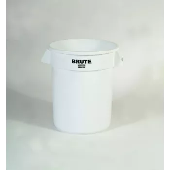 Rubbermaid BRUTE 75,7L valkoinen pyöreä astia ilmanvaihtokanavilla, ilman kantta FG262000WHT