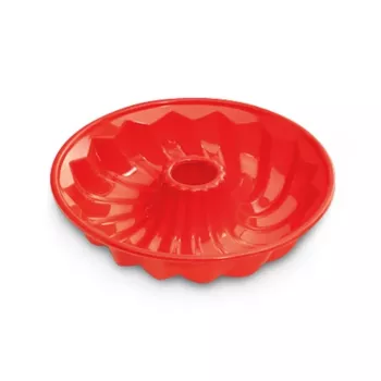 GUARDINI Savarin-leivontavuoka silikoni Juliette Ø24x5,5cm punainen