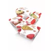 GUARDINI Savarin-leivontavuoka silikoni Juliette Ø24x5,5cm punainen