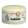 BOLSIUS Mamoth kynttiläsylinteri 3 sydäntä Ø100x150mm beige