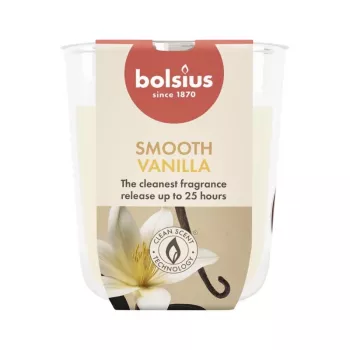BOLSIUS True Scents vanilja tuoksukynttilä lasissa, Ø80x73 mm