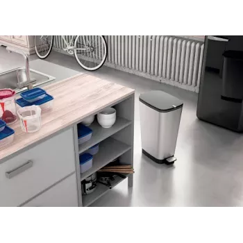 KIS poljinroskis Metallic Chic ämpäri L 45L teräksenharmaa