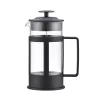ASI COLLECTION Coffee Press GULFI M 600ml French Press, borosilikaattilasi, musta/hopea