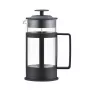 ASI COLLECTION Coffee Press GULFI M 600ml French Press, borosilikaattilasi, musta/hopea