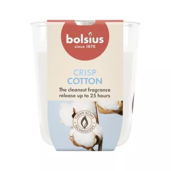 BOLSIUS True Scents Fresh Cotton tuoksukynttilä lasissa Ø80x73 mm