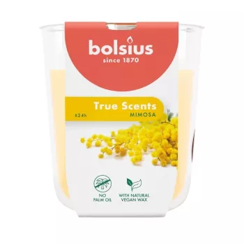 BOLSIUS True Scents Mimosa tuoksukynttilä lasissa Ø80x73 mm