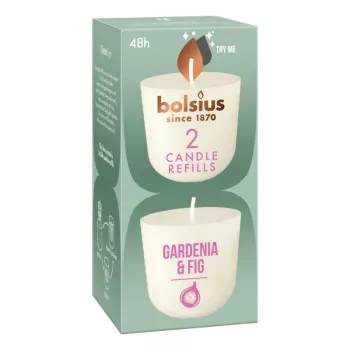 BOLSIUS Clean Light vaihtokynttilät 2 kpl gardenia & viikuna