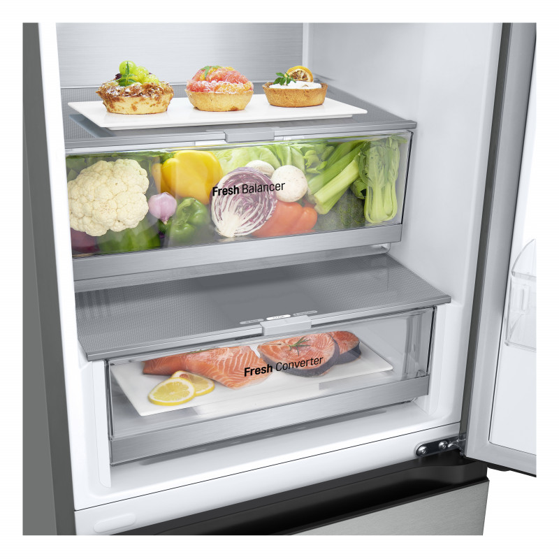 LG GBV7280AMB Series 7 jääkaappipakastin, korkeus 203 cm, energialuokka A, hopea