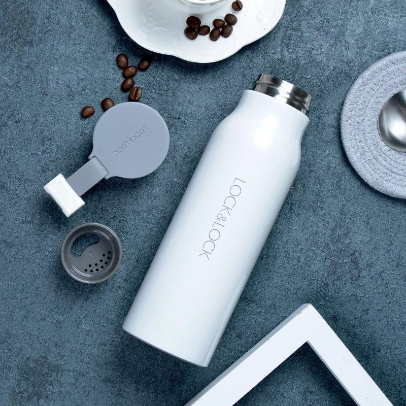 LOCKNLOCK termomuki Name 500 ml valkoinen