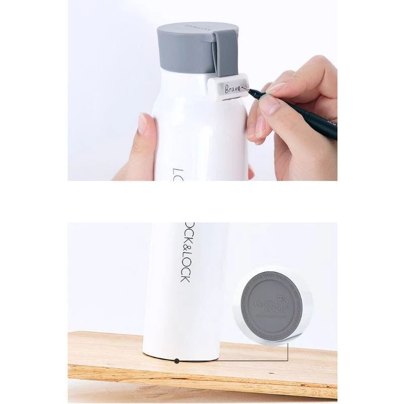 LOCKNLOCK termomuki Name 500 ml valkoinen