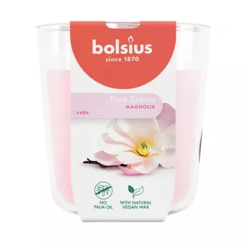 BOLSIUS True Scents tuoksukynttilä lasissa - magnolia, Ø97x85 mm