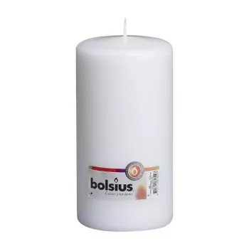 BOLSIUS kynttilä sylinteri Ø200x98mm valkoinen