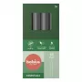 Bolsius pöytäkynttilät 8 kpl laatikossa 170/20 mm harmaa