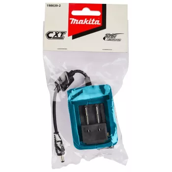 Makita CXT 12V max Li-Ion akkuadapteri DC-holkkipistokkeella (5,5 x 2,1 mm), 2,2A