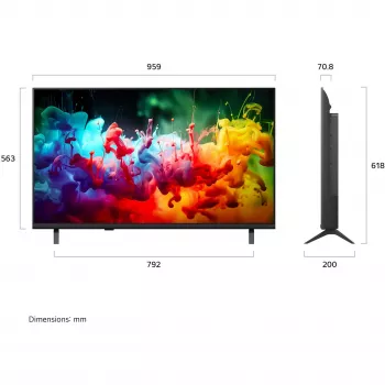 LG 43QNED7EB3C 43 tuuman QNED 4K UHD älytelevisio webOS 24:llä ja AI-prosessorilla