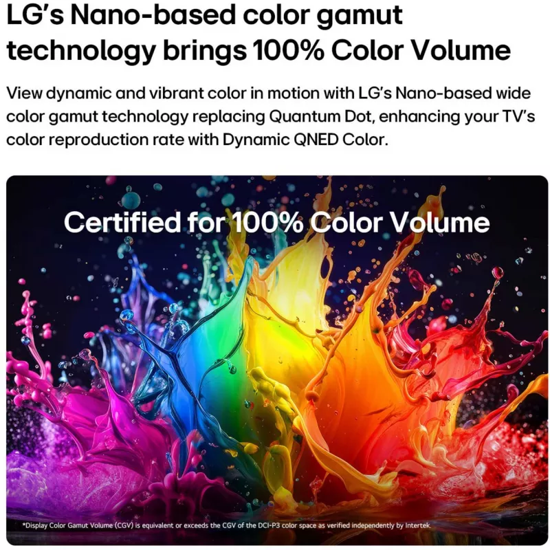 LG 43QNED7EB3C 43 tuuman QNED 4K UHD älytelevisio webOS 24:llä ja AI-prosessorilla