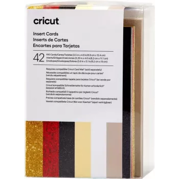 Cricut Insert Cards Glitz & Glam R10 korttisarja taupe, kerma, valkoinen (2009466)