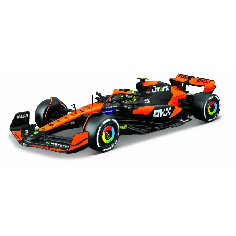 MaistoTech 582359N F1 McLaren MCL38 ´24 Miami Version #4 Norris 1:24 RC-aloittelijan mallirauto, sähkökäyttöinen kilpa-auto