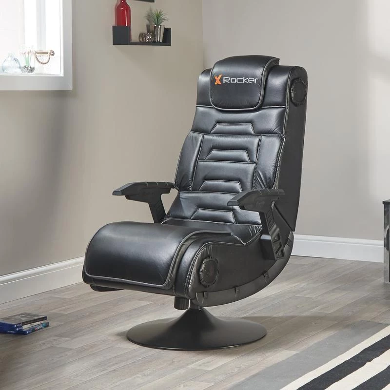 X Rocker Pro 4.1 jalustapelituoli 2.1-surround-äänellä, värinällä ja Bluetoothilla - musta
