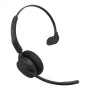 Jabra Evolve3 45 MS Mono Link 390C On-Ear -kuulokemikrofoni latausalustalla, musta