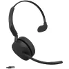 Jabra Evolve3 65 MS Mono Link 390a Bluetooth On-Ear -kuulokemikrofoni, musta