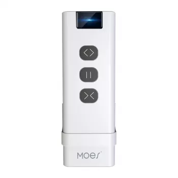MOES YK2169 ZigBee 3.0 langaton tilannekytkin, 4-osainen, 12 tilannetta, paristokäyttöinen, valkoinen