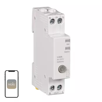 MOES WCB-A5-TW-E1 Wi-Fi säädettävä valkoinen LED-ajuri