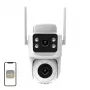 MOES WCM-Q29 8MP kaksoisobjektiivi WLAN-IP-kamera