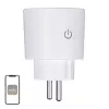 MOES MWP-EU16M-WH-MS älypistoke energiamittauksella, 16A, Wi-Fi, valkoinen