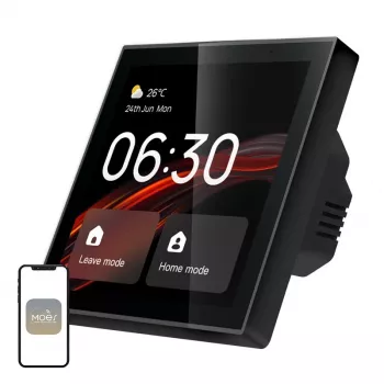 MOES CCP-TY-LN Wi-Fi/ZigBee ohjauspaneeli 4 tuuman LCD-näytöllä