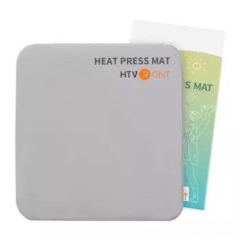 HTVRONT silitysalusta lämpöpuristimelle ja silitykselle, 29,2 x 29,2 cm, harmaa