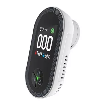MOES S02-CO häkävaroitin, Zigbee 3.0, LCD-näyttö, 85 dB hälytys