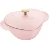 Staub Special Cocotte sydämenmuotoinen valurautapata 1,75 l roosa