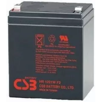 CSB Battery HR1221WF2 12V 5,3Ah AGM VRLA -akku F2-liittimillä
