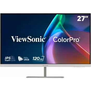 ViewSonic VP2766-2K-W 27 tuuman QHD IPS 120Hz USB-C telakointinäyttö, valkoinen