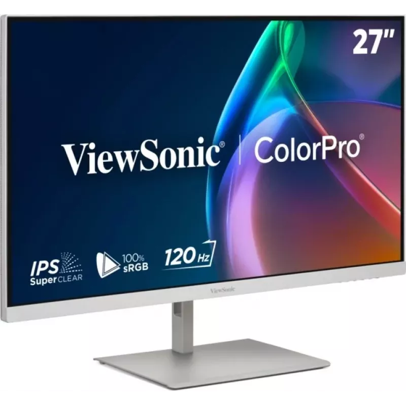ViewSonic VP2766-2K-W 27 tuuman QHD IPS 120Hz USB-C telakointinäyttö, valkoinen