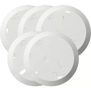 Gira 845000 asennuslevysarja Q-Label-palovaroittimille, 5 kpl, valkoinen