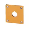Eaton M22-EY1 asennuslevy, keltainen, alumiini, IP65, 72 x 72 mm 216542
